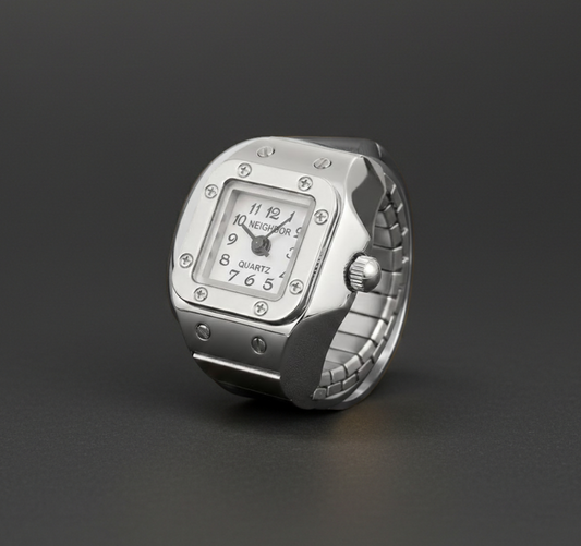 Bague QUAREL | Argent & Blanc