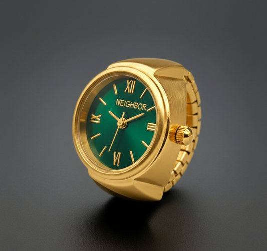 Bague ONYX | Or & Vert